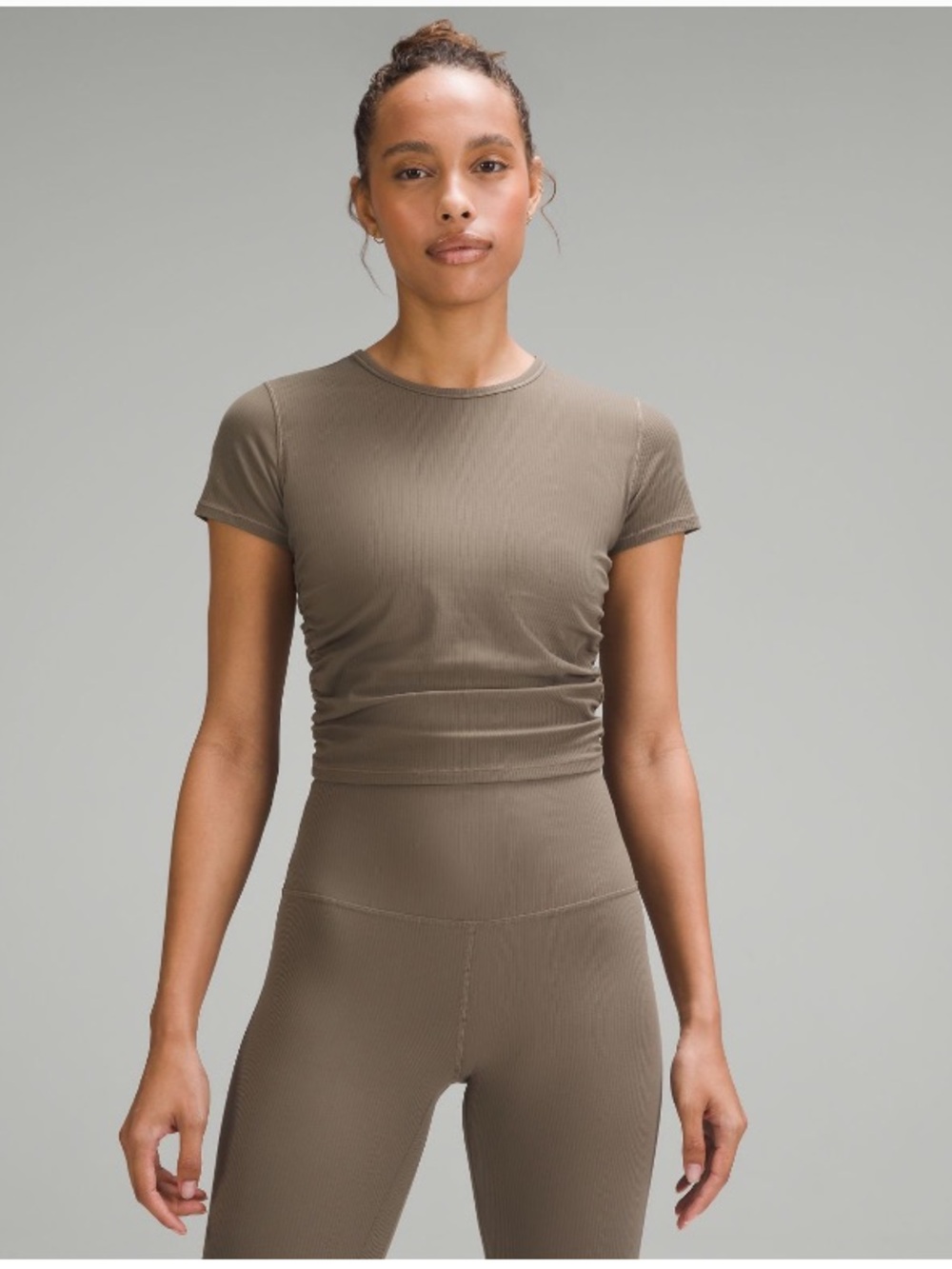 All It Takes Ribbed Nulu T-Shirt - Nomad - 8